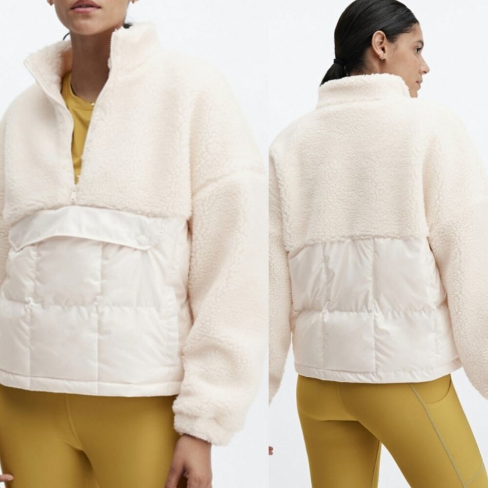 Fabletics Cream Women's Sweater